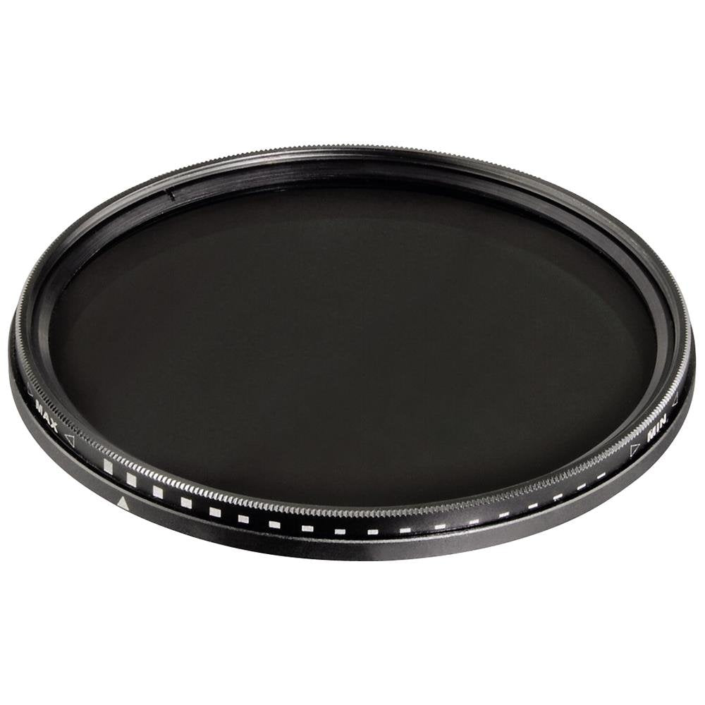 Hama Vario Graufilter, 2-fach Vergütung, Für 49 mm Foto-Kameraobjektive, ND2-400, 49 mm