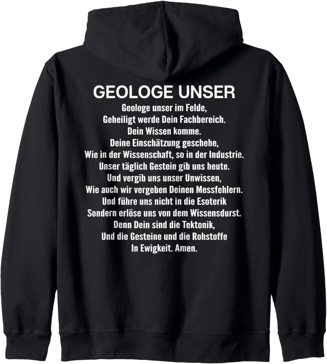 Geologe Unser Gebet Geologie Kapuzenjacke