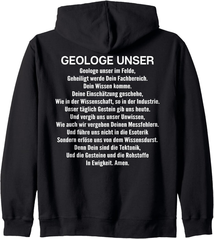 Geologe Unser Gebet Geologie Kapuzenjacke