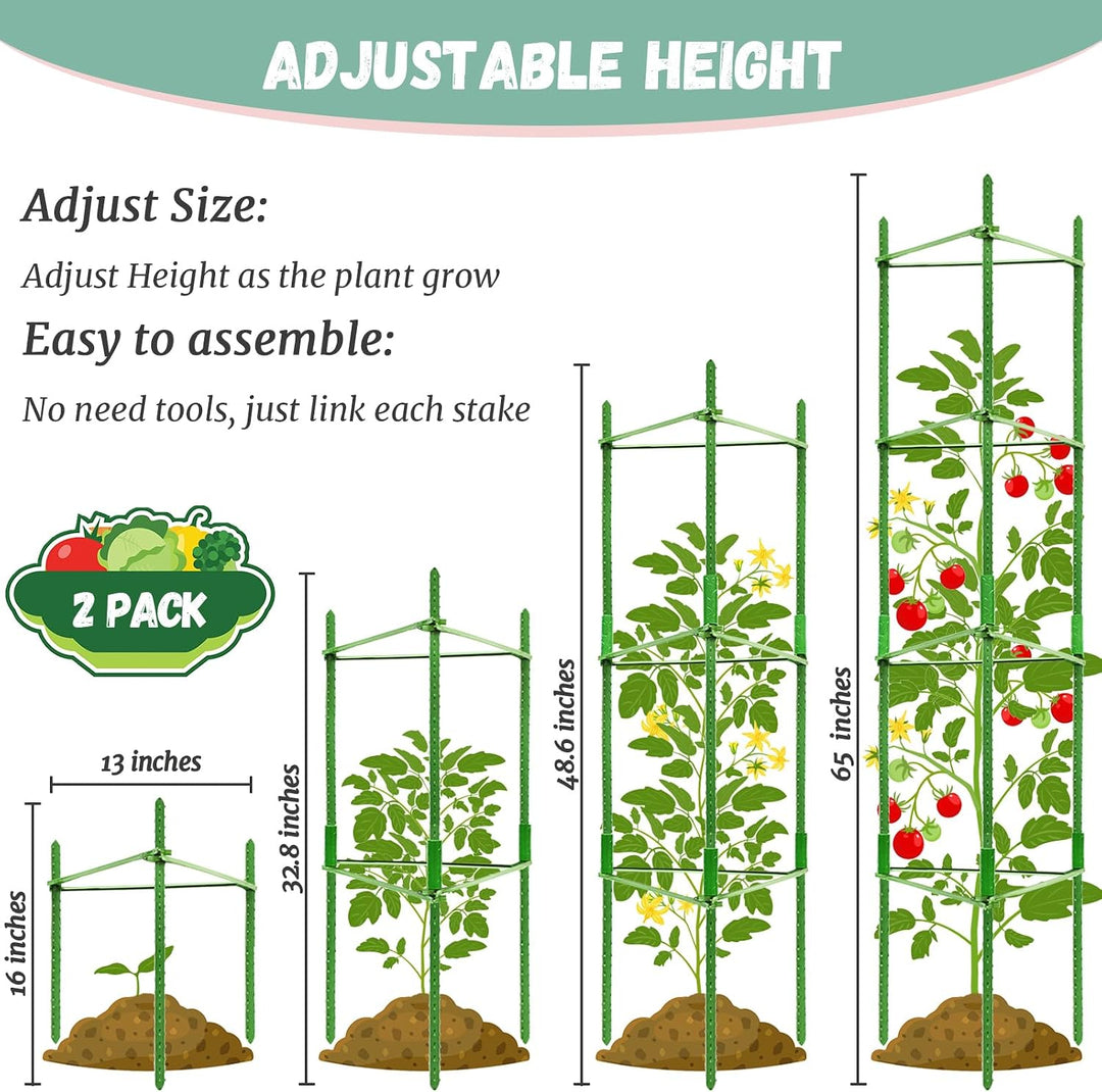 Legigo Tomaten Rankhilfe für Gartenpflanzen – Gurken Rankhilfe Metall, Tomatentopf mit Rankgitter fü