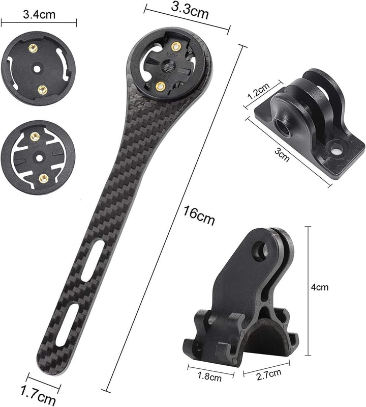 Fahrradcomputer GPS Lenkerhalterung, passend für Bryton Rider, Garmin Edge (200, 500, 510, 800, 810