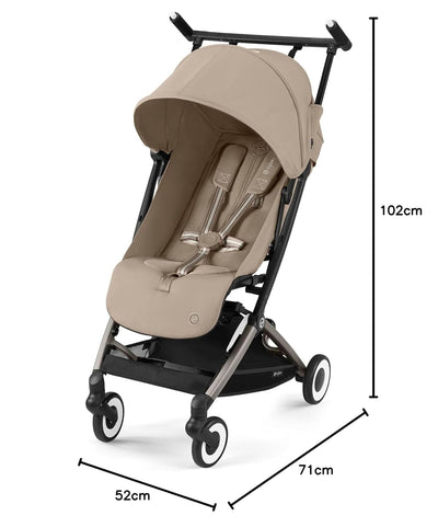 CYBEX Gold Kinderwagen Libelle mit One-Pull Harness, Von ca. 6 Monaten bis ca. 4 Jahre (max. 22 kg),