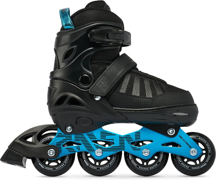 RAVEN Inline Skates Inliner für Kinder und Erwachsene OPTIONAL 2in1 mit Schlittschuhen verstellbar O