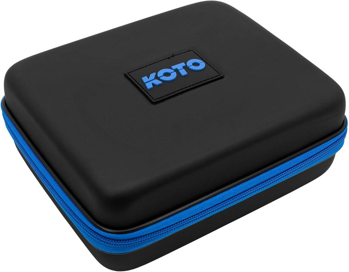 KOTO - Dartwallet Eva Large Blau, Darttasche mit Reissverschluss, Dart Hülle, Dartkoffer, Darts Box