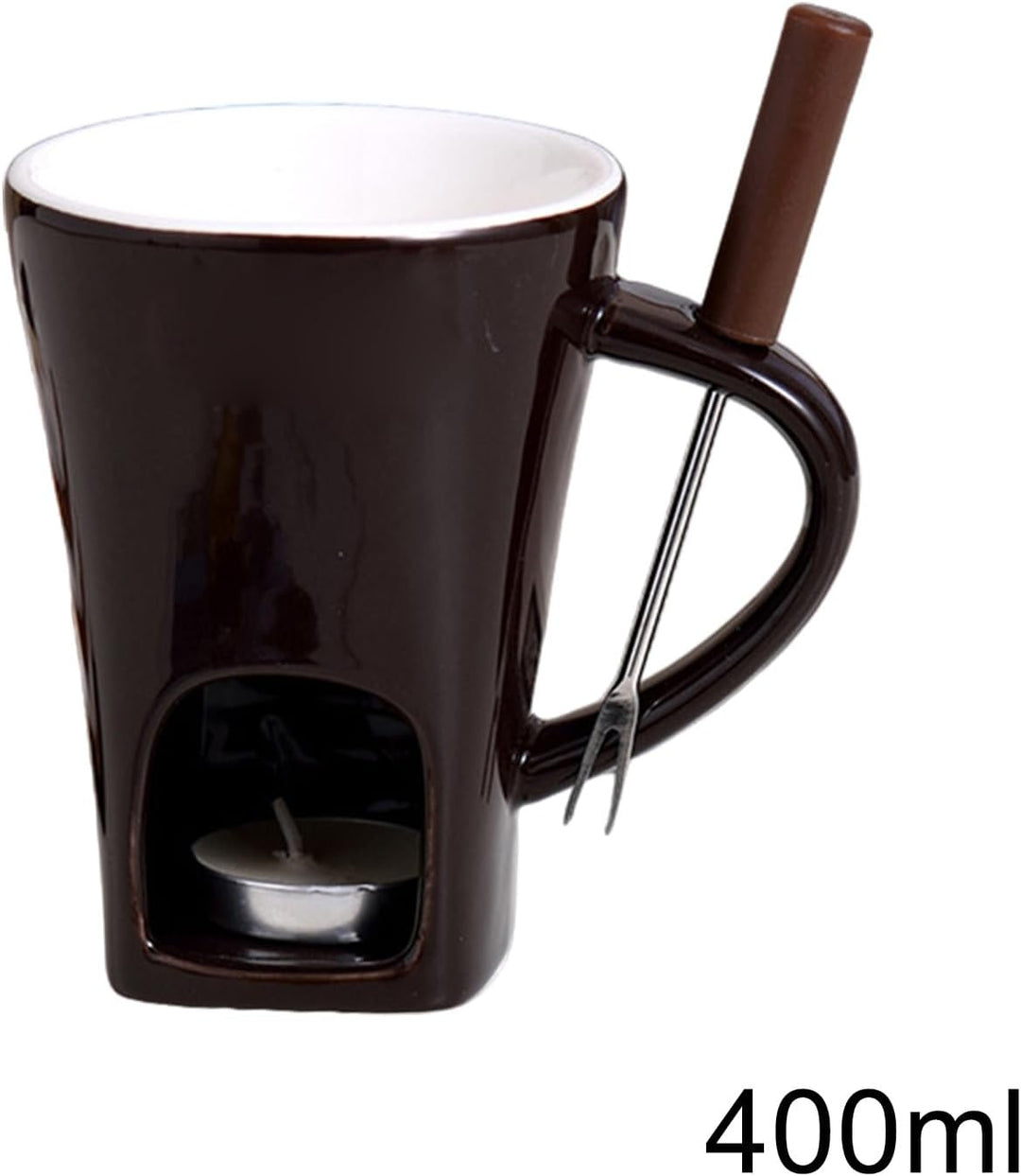 Schokofondue Tasse Für Schokolade Schmelzen, Becher Zum Schmelzen Von Schokolade Käsefondue Set Kera