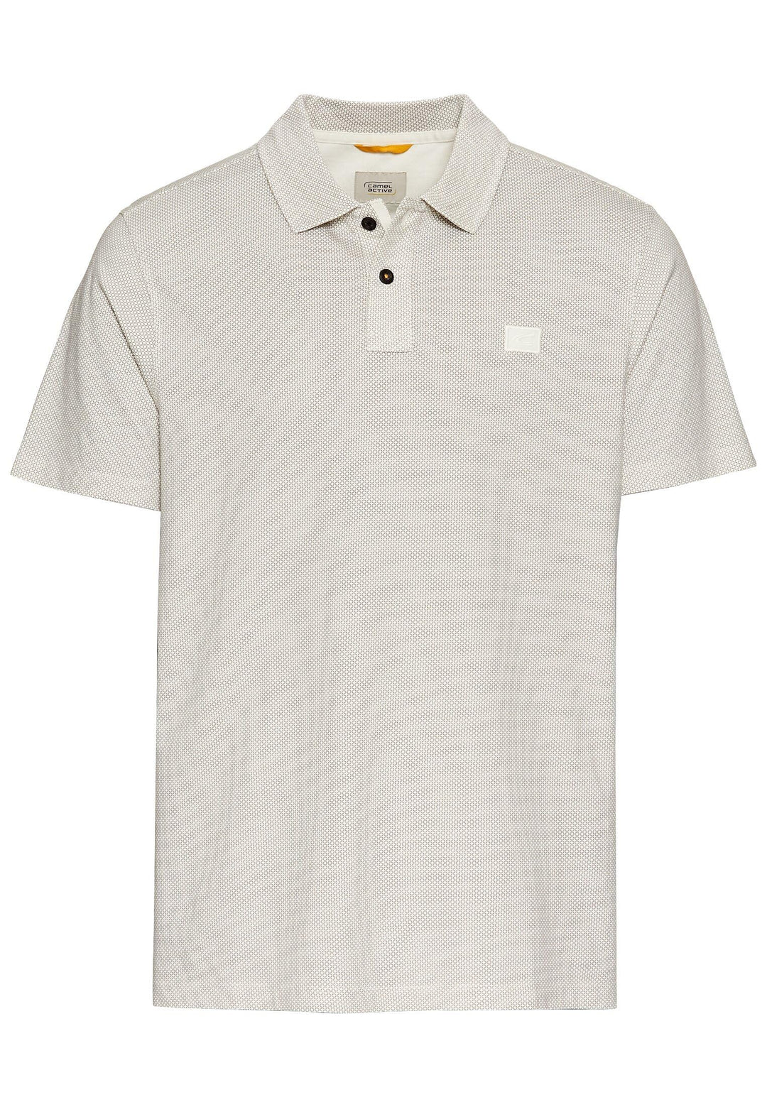 camel active Herren Kurzarm Poloshirt im feinen Streifenmuster L Beige, L Beige