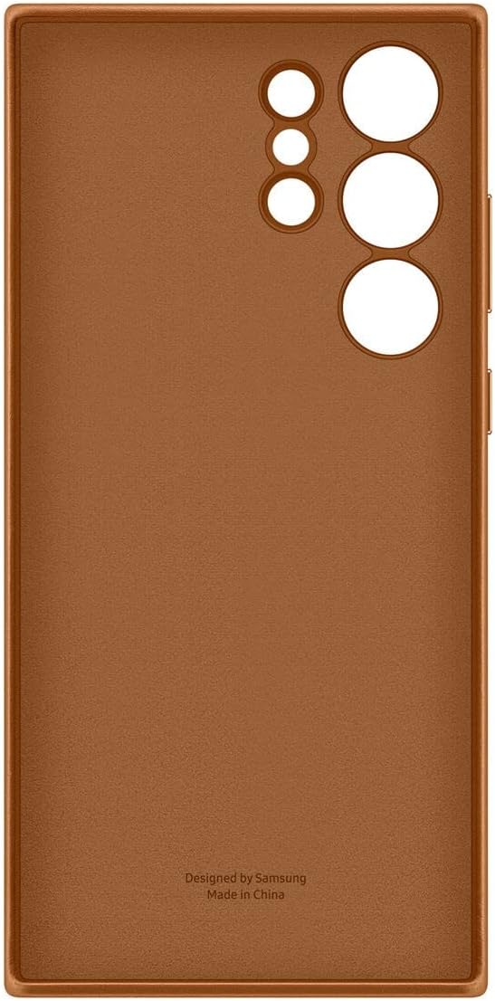 Samsung Leather Smartphone Case EF-VS918 für Galaxy S23 Ultra, Handy-Hülle, Echtleder, Schlankes Des