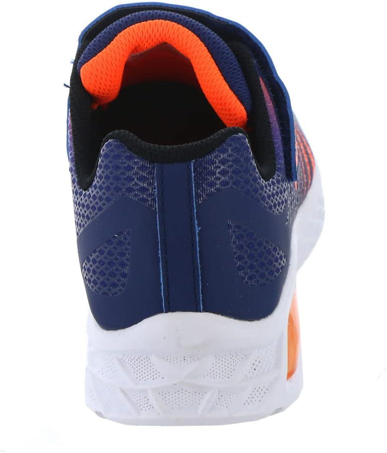 Skechers Jungen 403930l Nvor Sneaker 28 EU Navy Synthetic Orange Textile Black Trim, 28 EU Navy Synt