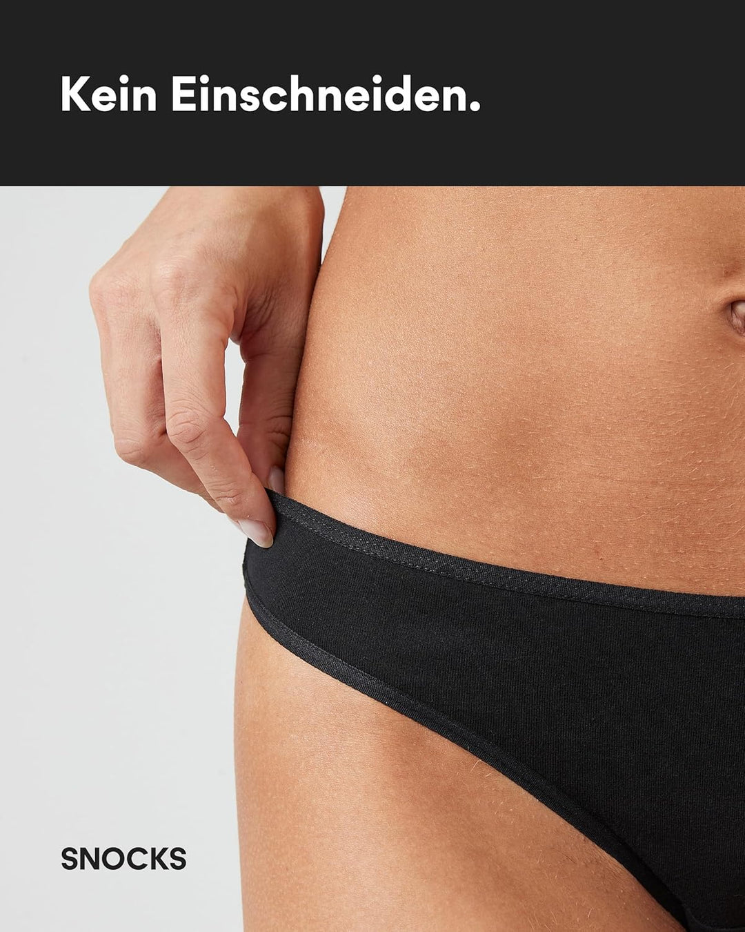 Snocks Brazilian Slip Damen aus Bio-Baumwolle (3er Pack) - Damenunterwäsche mit Perfekter Passform u
