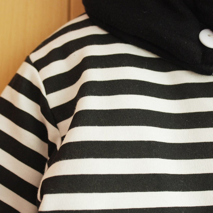 JiAmy Vine Baby Overall Strampler Winterjacke Unisex Cartoon Baby Strampelanzug mit Kapuze 3 Monate