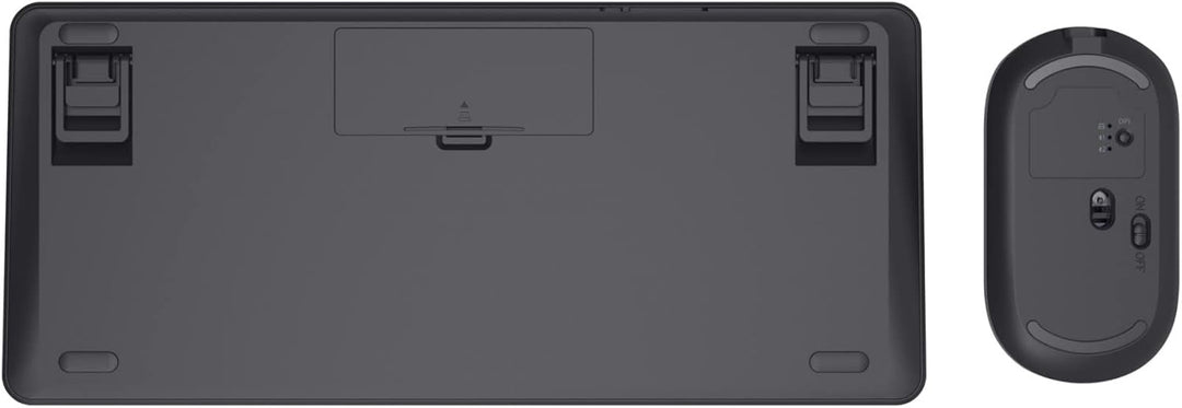 Trust Lyra Bluetooth Tastatur Maus Set Kabellos, QWERTZ-Layout, 84% Recyclingkunststoff, Wiederaufla
