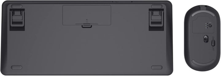Trust Lyra Bluetooth Tastatur Maus Set Kabellos, QWERTZ-Layout, 84% Recyclingkunststoff, Wiederaufla