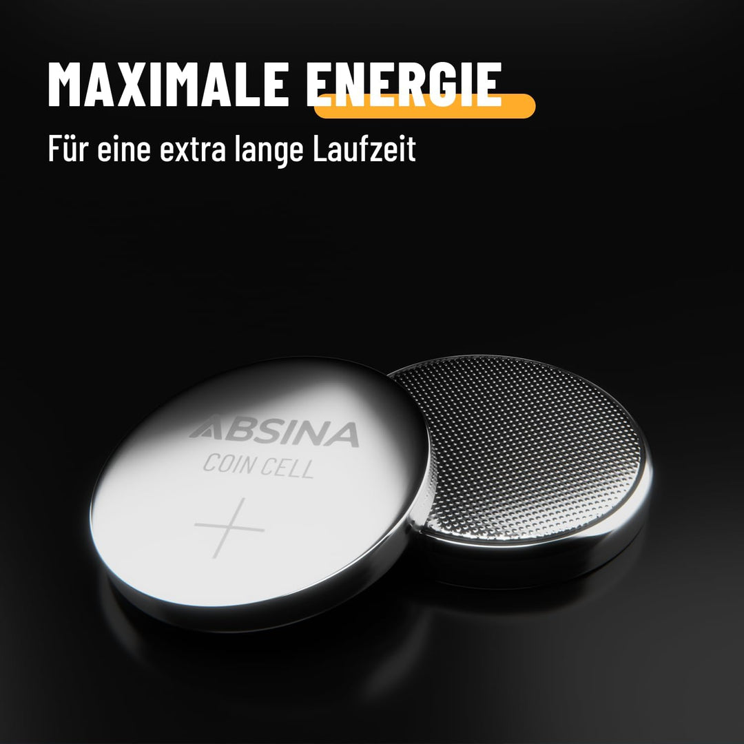 ABSINA 240er Pack Alkaline & Lithium Knopfzellen - 20x AG1 / 20x AG3 / 40x AG4 / 40x AG10 / 40x AG13