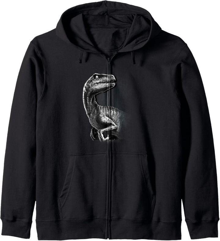 Jurassic World Raptor Grunge Portrait Kapuzenjacke