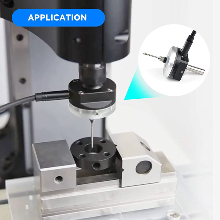 3D-Touch-Probe-Kantentaster, Hochpräziser Elektronischer Kantentaster Locator Wolframstahlkugel 3D-S