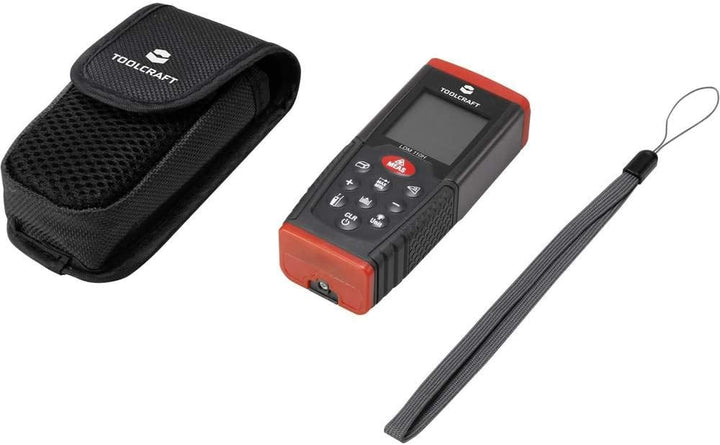 TOOLCRAFT LDM100H Laser-Distanzmesser I Entfernungsmesser I Distanzmesser I Entfernungsmessgerät I L