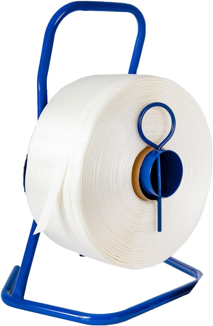 Umreifungsset 13mm Complet mit Abroller - Spanner - 1000 Klemmen und 1100mtr Polyesterband und 100 K