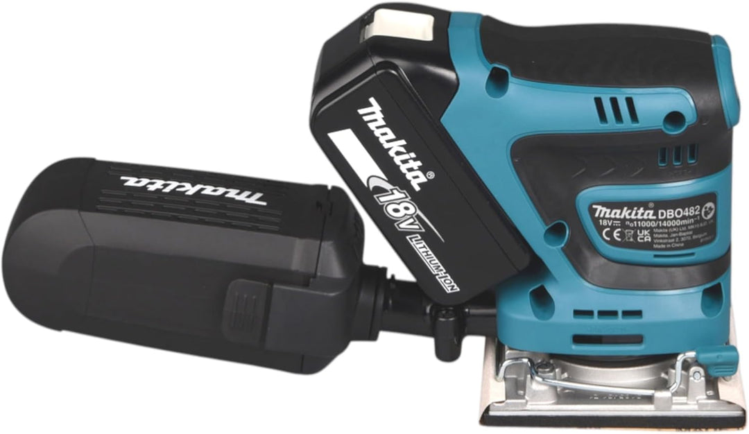 Makita Exzenterschleifer, 18 V, LXT, 114 x 140 mm, Pinzette DBO482Z