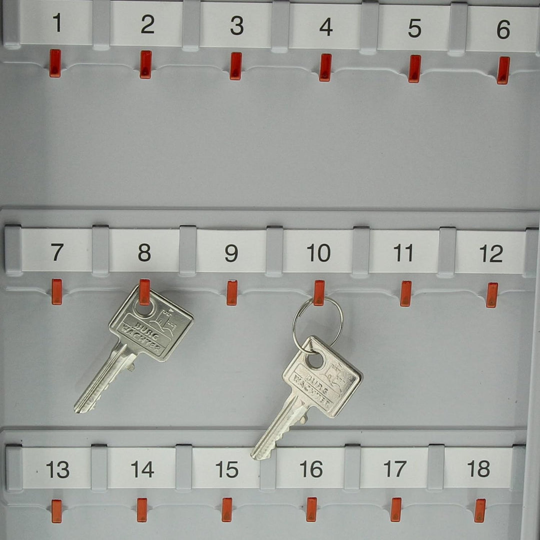 Burg-Wächter Schlüsselschrank zur Wandmontage, vorgerichtet für Profil-Halbzylinder (Normallänge), o