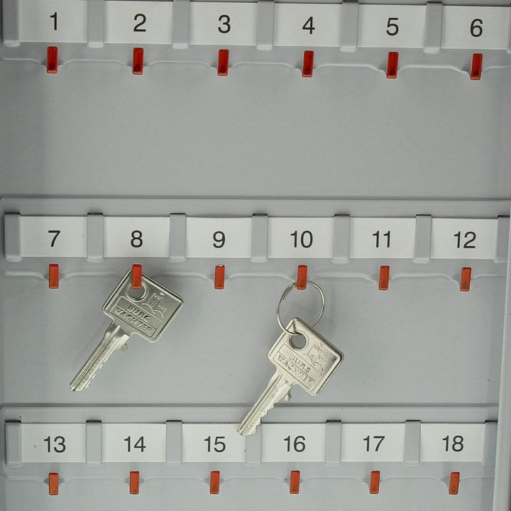 Burg-Wächter Schlüsselschrank zur Wandmontage, vorgerichtet für Profil-Halbzylinder (Normallänge), o