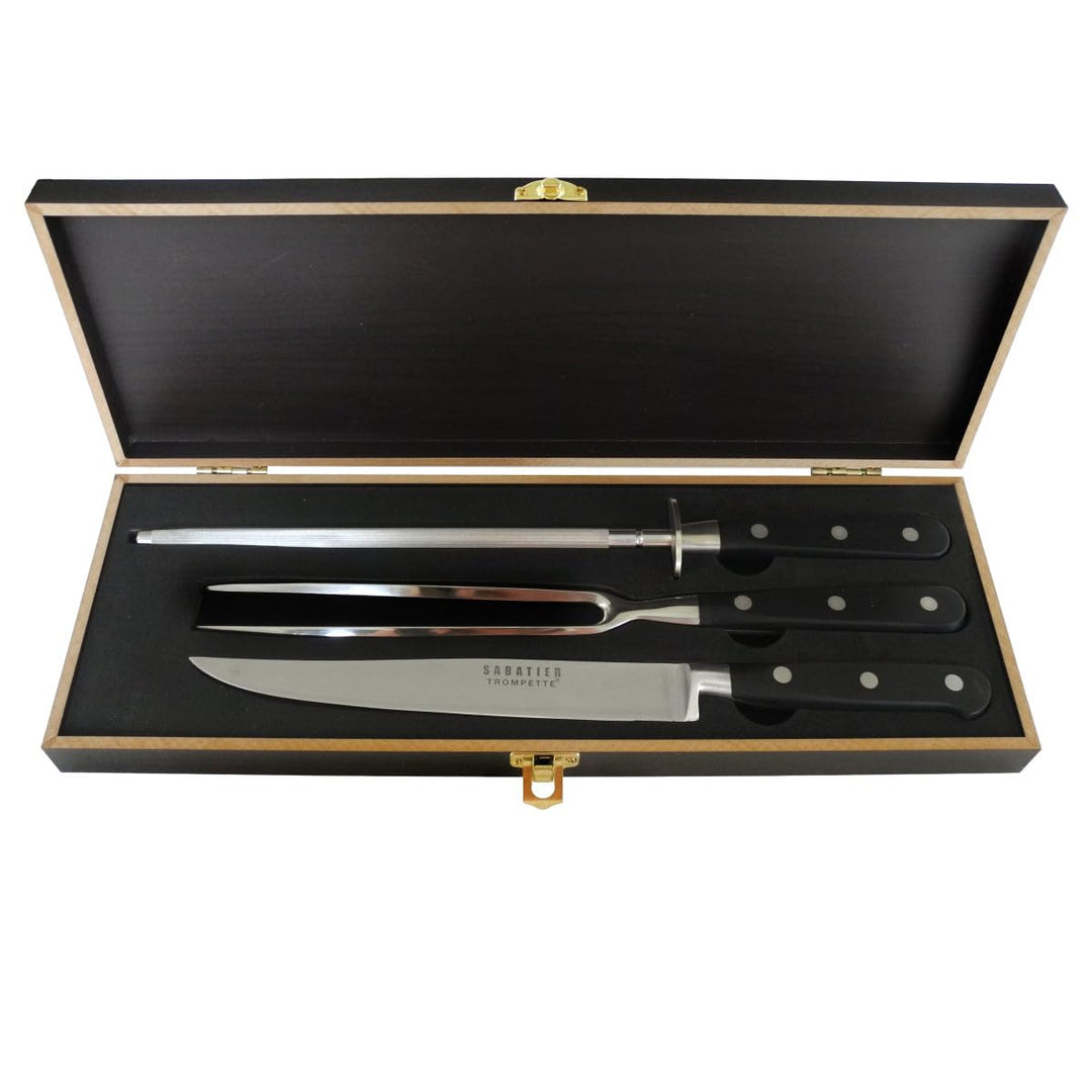 Richardson Sheffield SABATIER TROMPETTE Tranchiermesser Set 3-teilig | 1 Tranchiermesser, 1 Tranchie