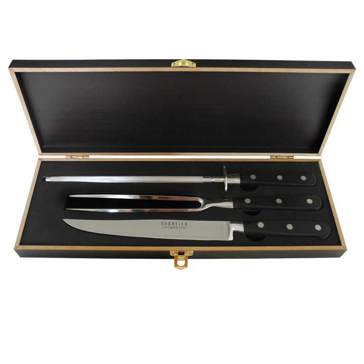 Richardson Sheffield SABATIER TROMPETTE Tranchiermesser Set 3-teilig | 1 Tranchiermesser, 1 Tranchie