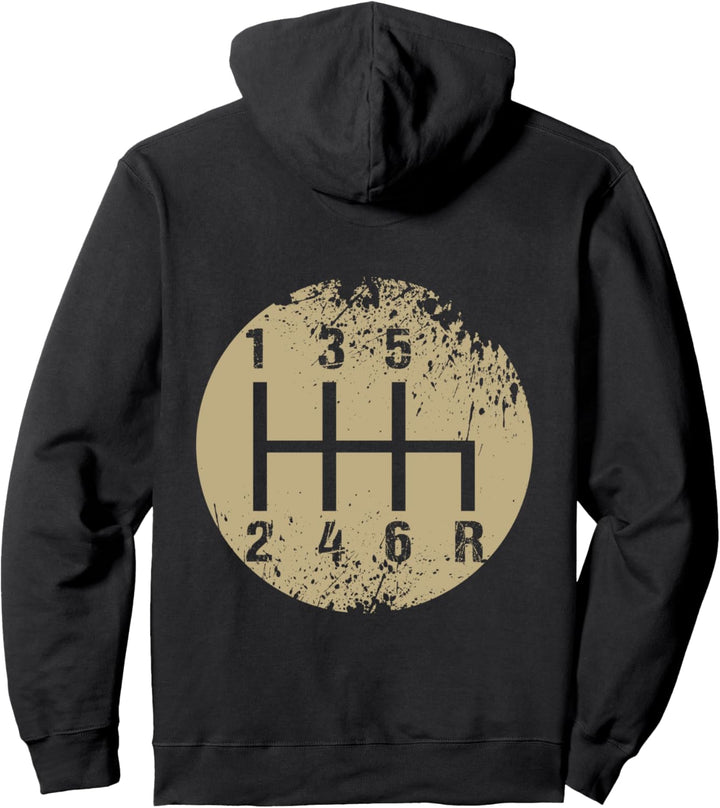 Muscle Car US Car Treffen Tuner VINTAGE GANGSCHALTUNG Pullover Hoodie
