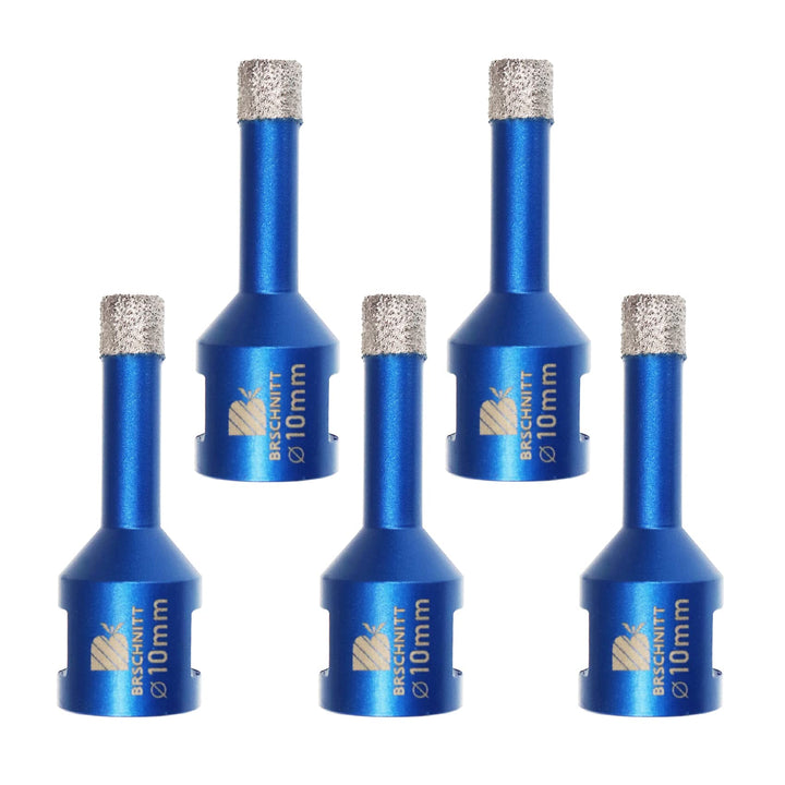 Diamant Fliesenbohrer 10mm - 5 stücke M14 Diamantbohrer Lochsäge für Fliesen Porzellan Keramik Marmo