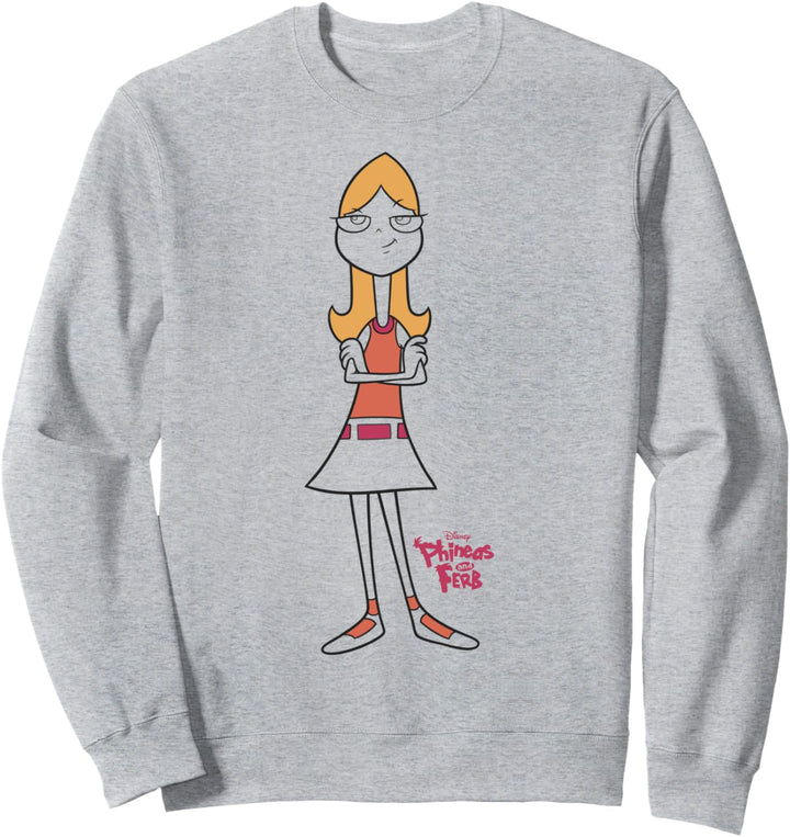Disney Phineas und Ferb Candace Big Standing Pose Sweatshirt