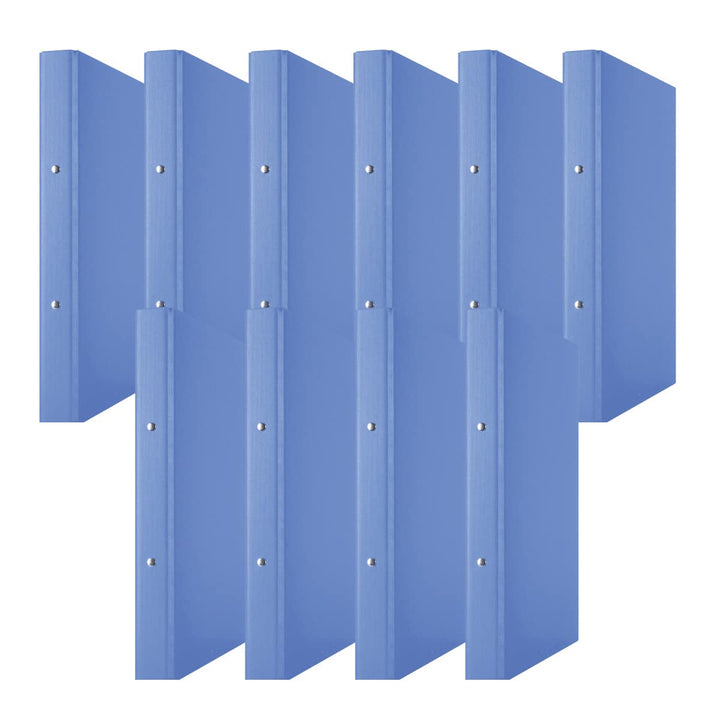 DONAU 3732001PL-10 Ringbuch Blau | 2-O-Ring-Mechanik 20mm DIN A4 Ringordner Pappe/ Kunststoff | Aus
