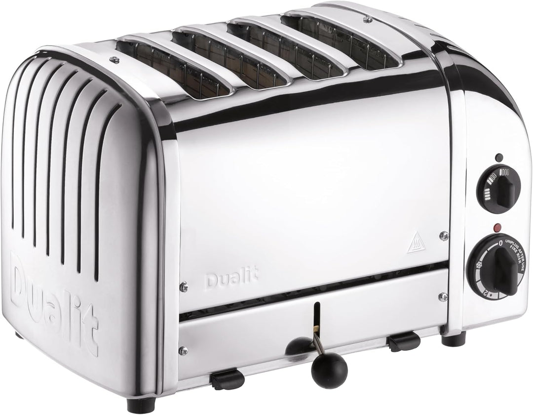Dualit Classic Range 4 Slot New Gen poliert Silber, Silber