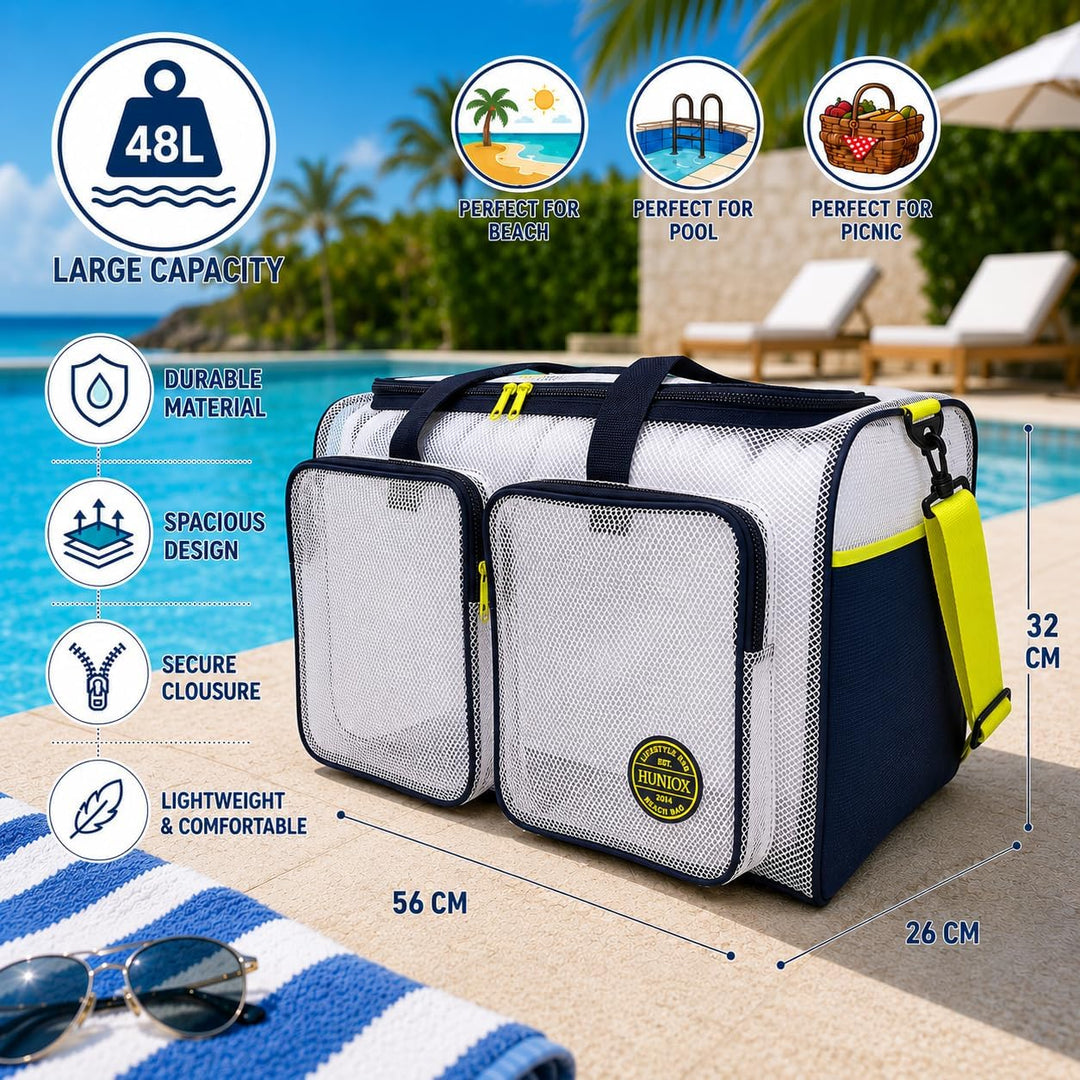 Badetasche XXL Familie Extra Gross – Beach Bag – Beachtasche – Oversize Strandtasche – Schwimmbadtas