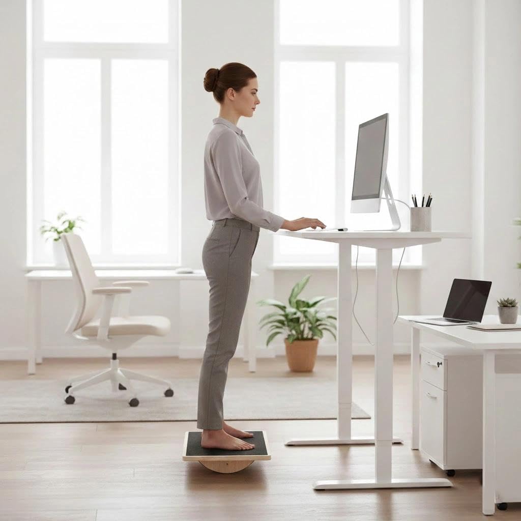 Wadendehner,2-in-1 Holz Balance Board,Tragbares Schrägbrett,Verstellbaren Winkeln,für Wadendehnung K
