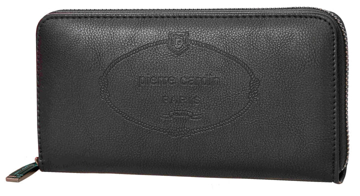 Pierre Cardin Damen geldbörse,Frauen geldorse, Mädchen, schön, gross, geräumig, Kunstleder, Geschenk