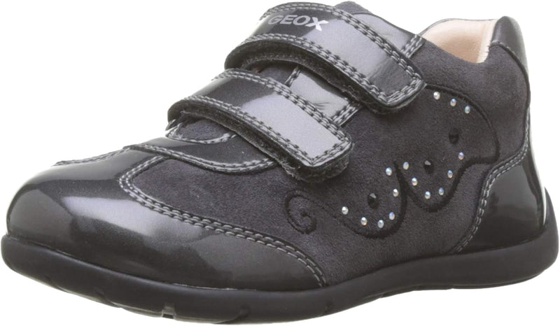 Geox Baby-Mädchen B Kaytan A First Steps, Grau Dk Grey C9002
