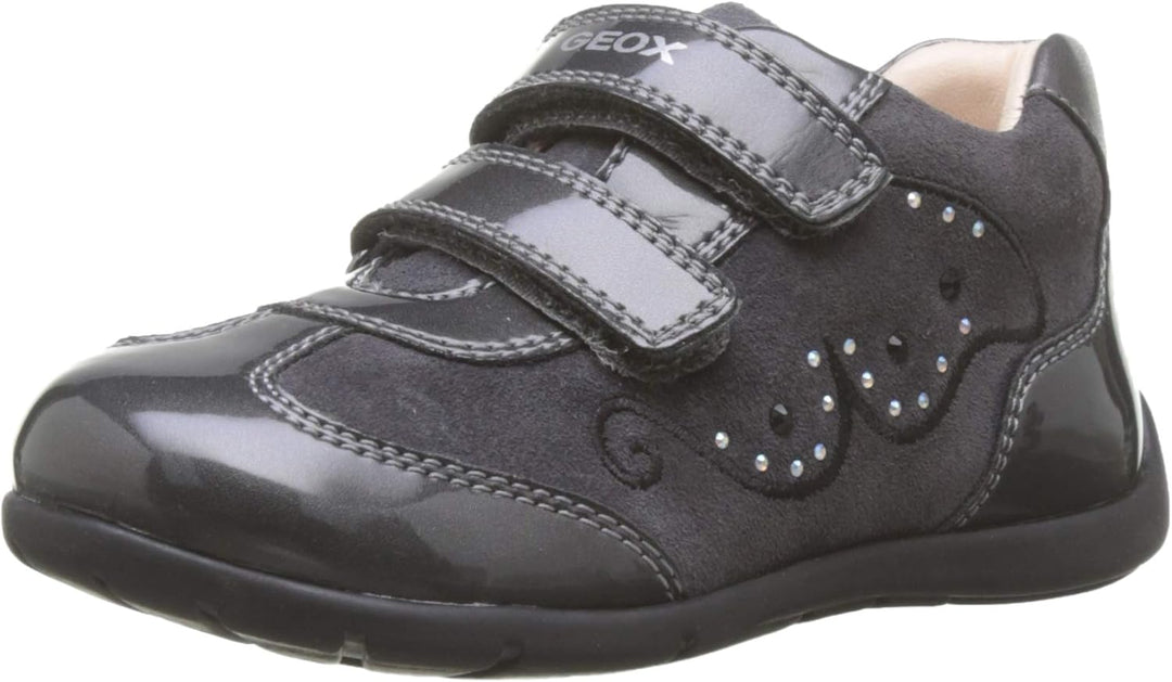 Geox Baby-Mädchen B Kaytan A First Steps, Grau Dk Grey C9002