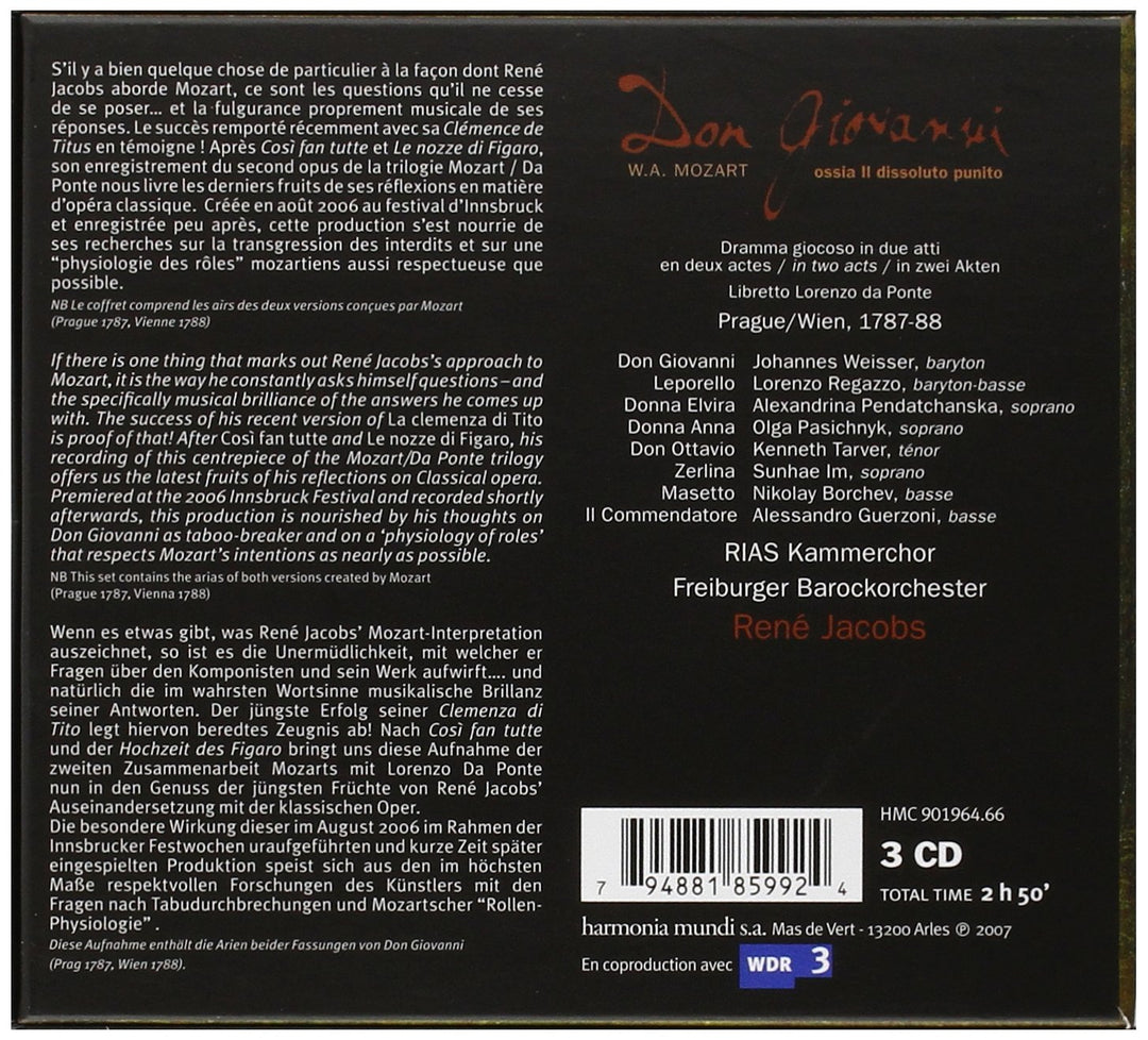 Don Giovanni, Audio-CD