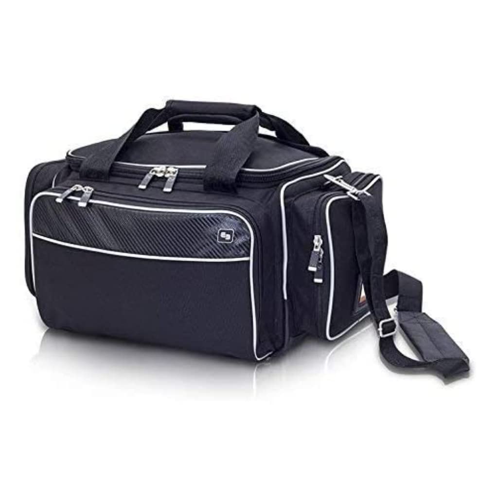 EB MEDIC'S Softbag-Arzttasche (blau & schwarz) inkl. Ampullarium! (schwarz), Schwarz