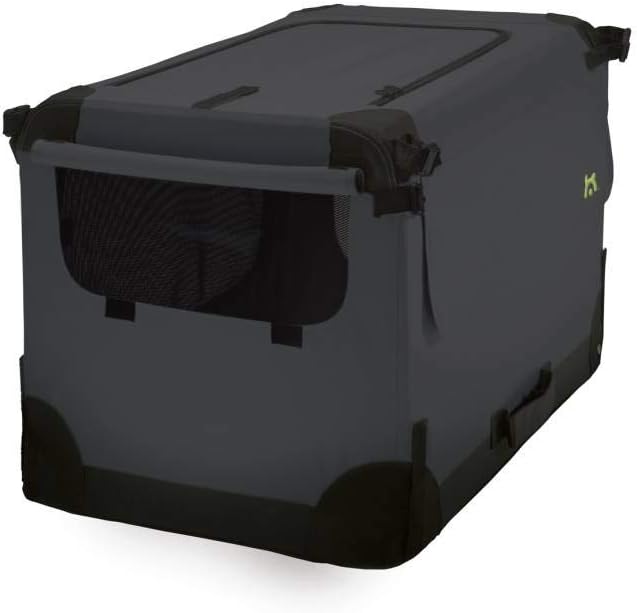 Maelson Soft Kennel Faltbare Hundebox -anthrazit- L 92 - (92 x 64 x 64 cm) Anthrazit L 92 x B 64 x H