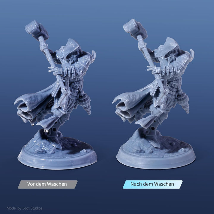 ANYCUBIC Wash & Cure 3 für LCD/DLP/SLA Resin 3D Drucker Modell, 2 in 1 Wascheimer und UV Durchhärteg