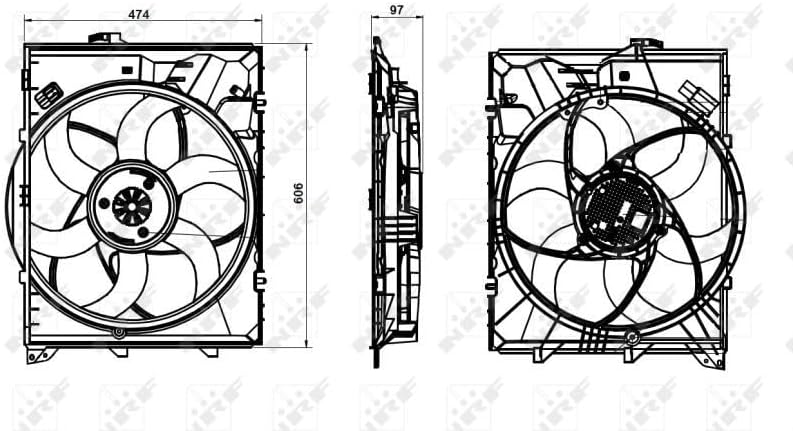 Nrf 47862 - Lüfter, Motorkühlung