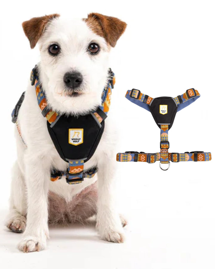 Woolly Wolf Nightless Night Dog Harness XS - Hundegeschirr für kleine Hunde aus recyceltem Polyester