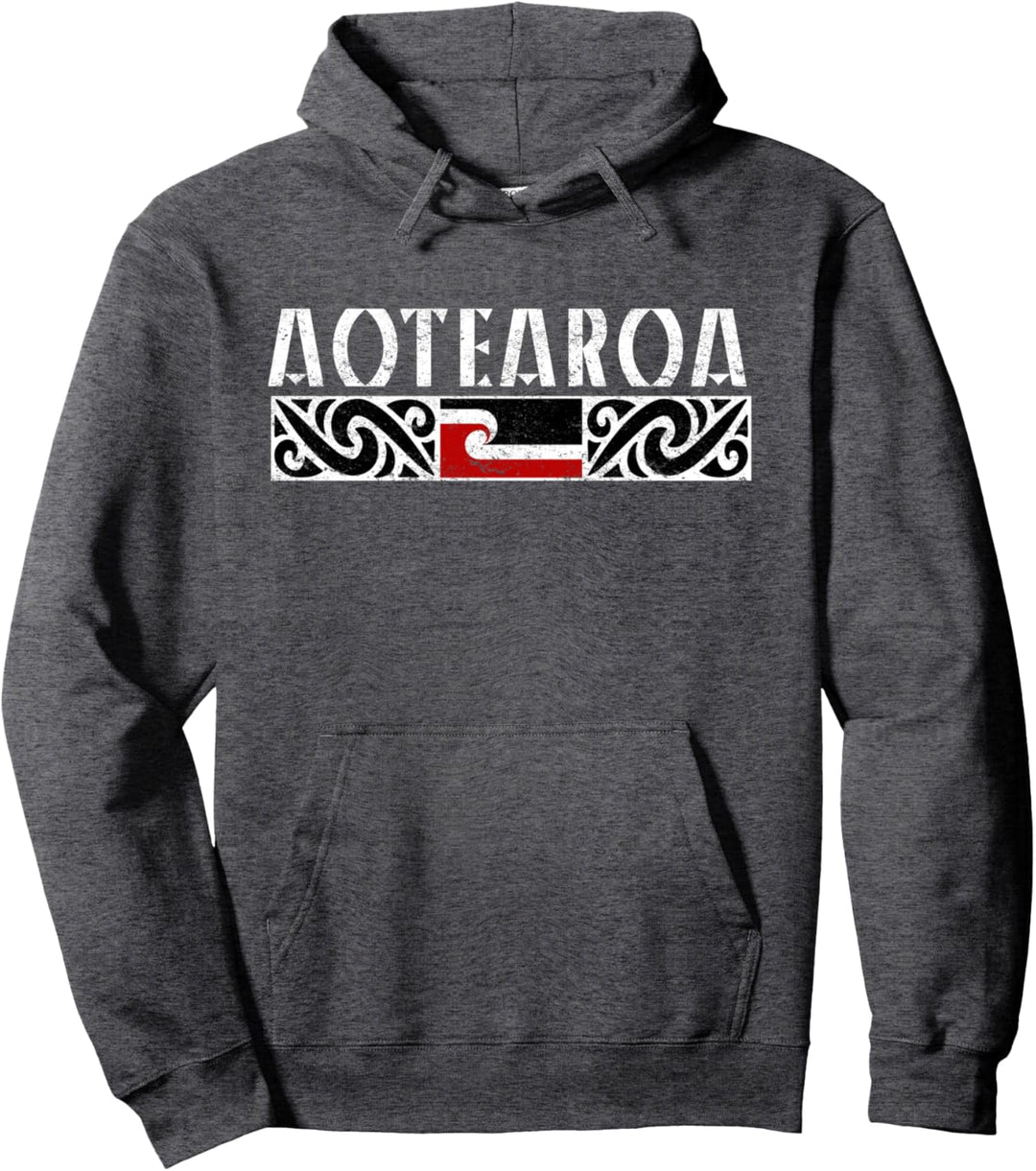 Aotearoa Maori Flagge Pullover Hoodie
