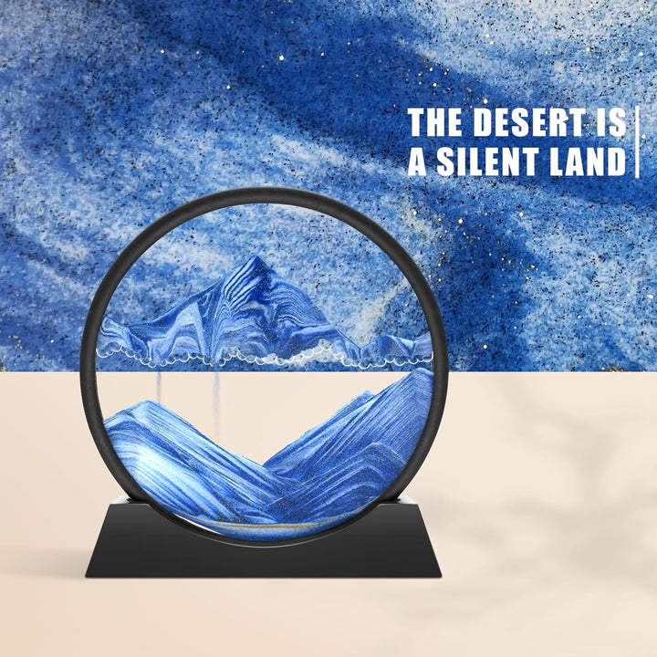 Wai Danie Sandbilder zum Drehen 3D Sandscape - die Sandkunst in Tiefsee Fliessende Sandmalerei Gesch