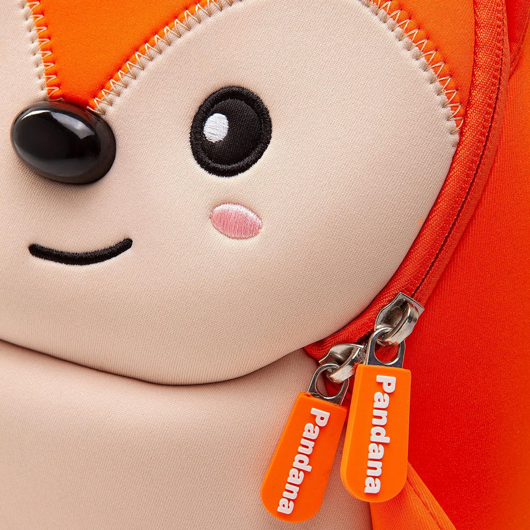 Pandana Kinderrucksack Felix Fuchs mit Brustgurt für Jungen und Mädchen ab 2 Jahren für Kindergarten