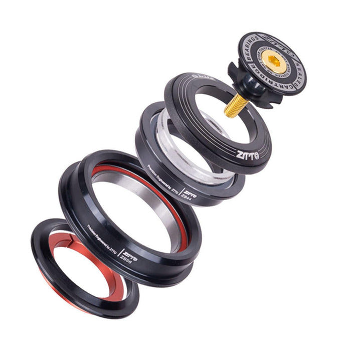 Yosoo Health Gear Tapered Steuersatz 44 56ST, Fahrrad Headset Lager, Headset mit konischem geraden R