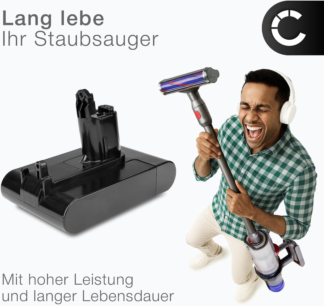 CELLONIC 1x Akku für Staubsauger Kompatibel mit Dyson DC44 Animal, DC34 Animal, DC45, 202932-02 - (2