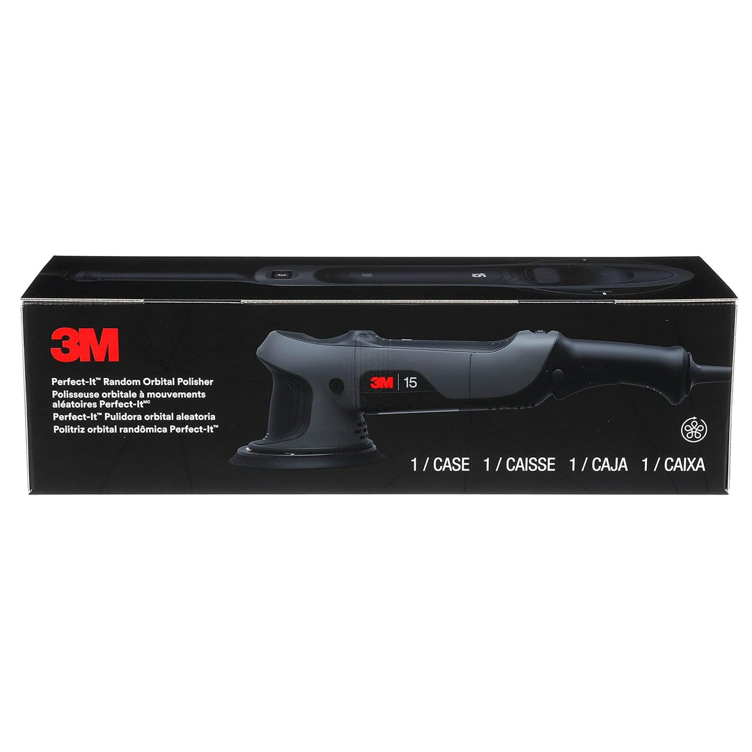 3M Perfect-It Exzenter Poliermaschine, 15 mm, 230 V, 50 Hz, Stecker-Typ F, 34102E 150.0 mm, 150.0 mm