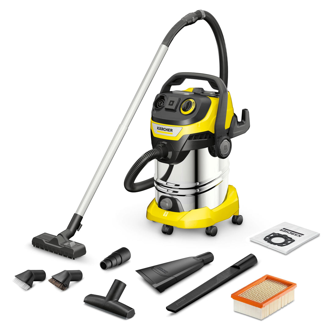 Kärcher Nass-/Trockensauger WD 6 P S V-30/6/22/T Car & Pet, inkl. Steckdose, Flachfaltenfilter, pate