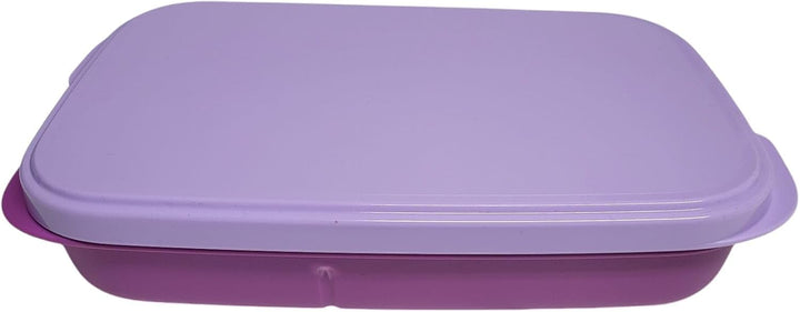 Tupperware to Go Lunchbox Clevere Pause 590ml mit Trennwand Eco+ Schule Brotdose mit Abteilung viole